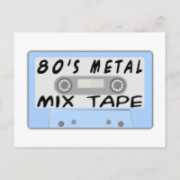 80-talets Metall Mix-bandkassett