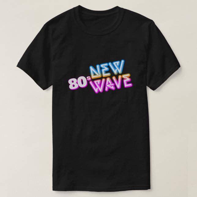 80-talets nya våg T-Shirt (Design framsida)