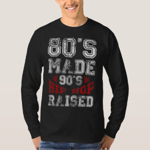 80-talets old school, 90:e Hip hop, upphöjt T Shirt