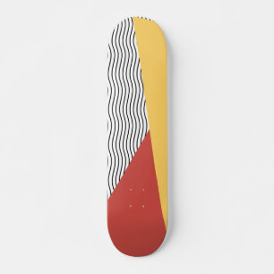 80-talets popkonst mönster mini skateboard bräda 18,5 cm