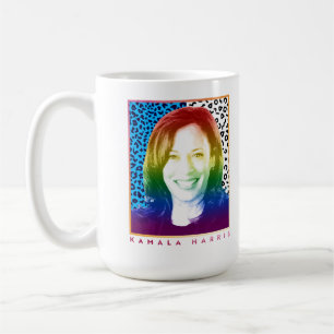 80-talets Poster - Kamala Harris-Pridet Kaffemugg