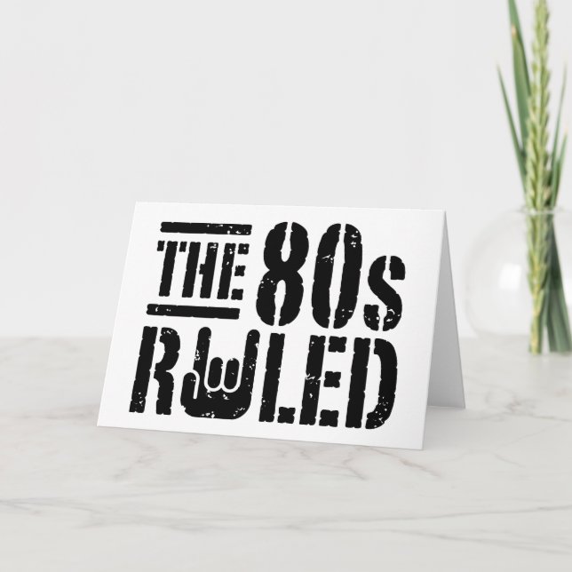 80-talets regler kort (Framsida)