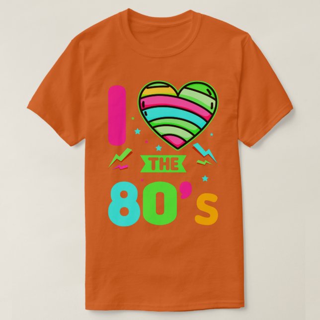 80-talets Retro Costume Temaparty Costume 90s Part T Shirt (Design framsida)