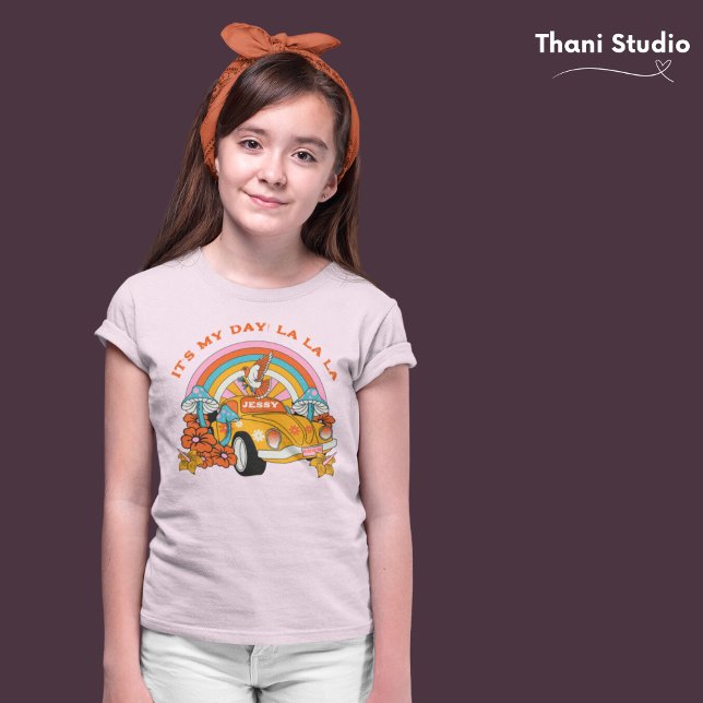 80-talets Rosa för återställande av Födelsedagsfes T Shirt (Skapare uppladdad)