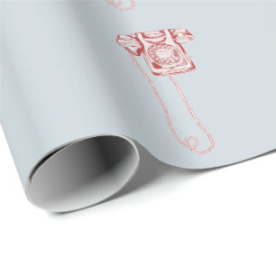 80-talets roterande telefon presentpapper