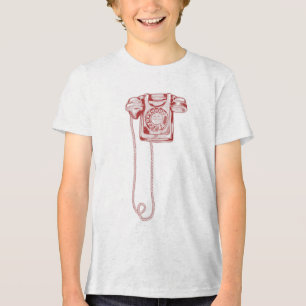 80-talets roterande telefon t shirt