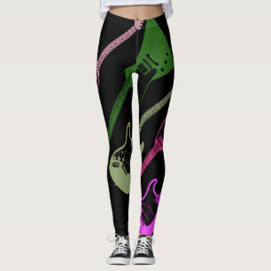 80-talets Sten Guitar Leggings