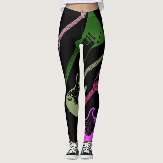 80-talets Sten Guitar Leggings (Framsida)