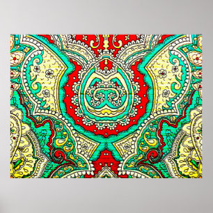 80-talets stil, ljus, neon, vacker, psykedelisk är poster