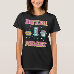 80-talets Temaparty för återförsäljningsutfall 90s T Shirt