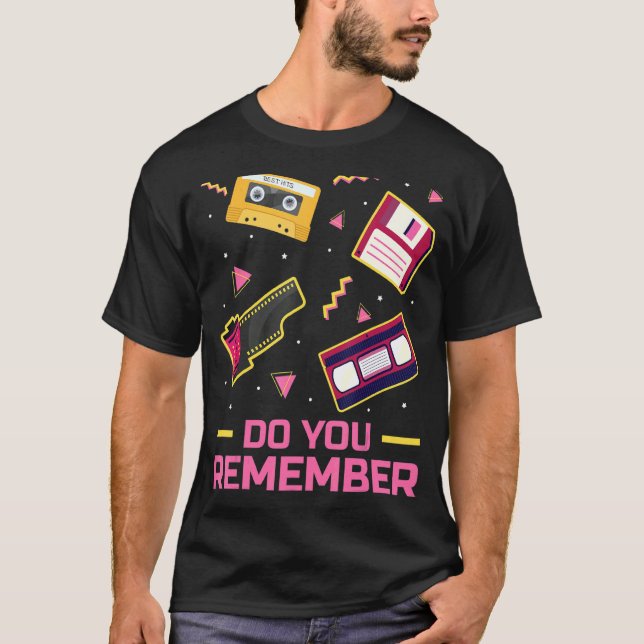 80-talets Temaparty för återförsäljningsutfall 90s T Shirt (Framsida)