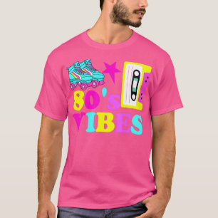 80-talets Vibes Roller Skate Party-kassettband T Shirt