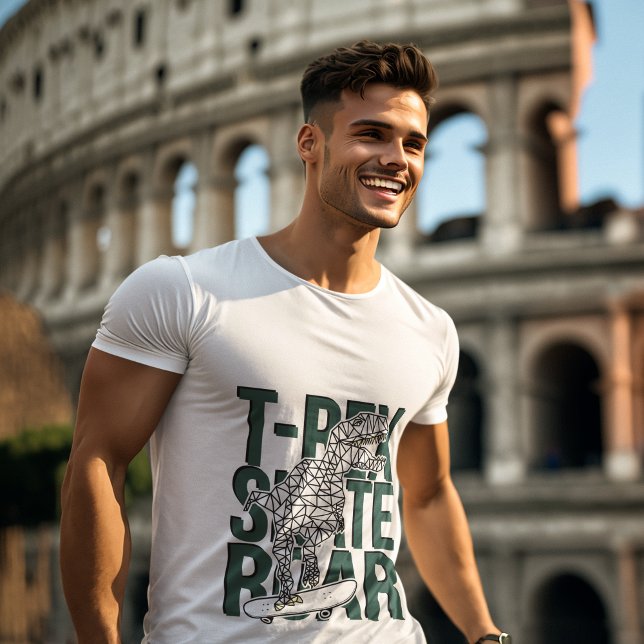 80-talets Vintage Dino Friend Bossica T-shirt (80s Vintage Dino Friend Bossica T-shirt)