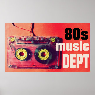 80-talets vintage för återkontroll av kassett post poster