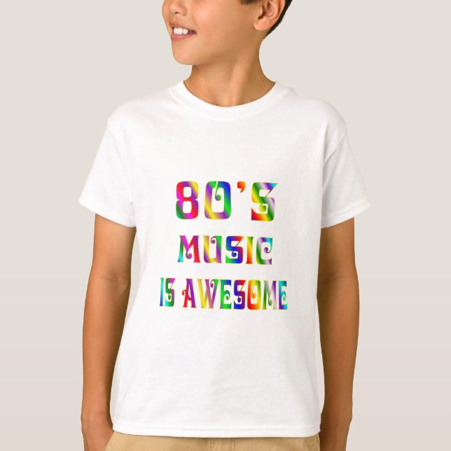 80-talmusik tee (Framsida)
