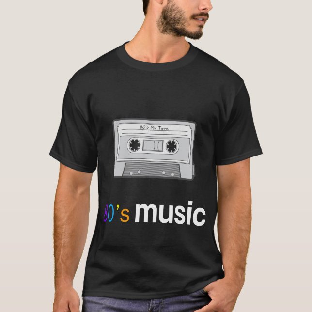 80-talmusikt-skjorta t shirt (Framsida)