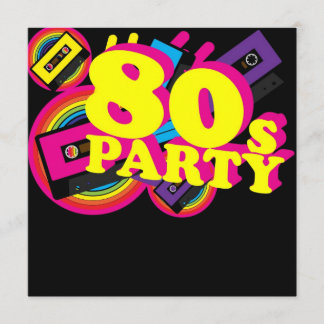 80-talparty inbjudningar