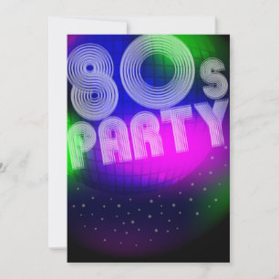 80-talparty inbjudningar