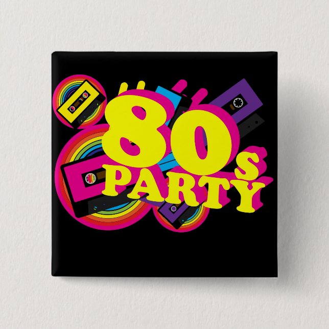 80-talparty knapp (Framsida)