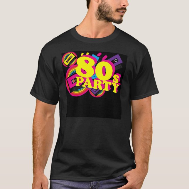 80-talparty t-shirt (Framsida)