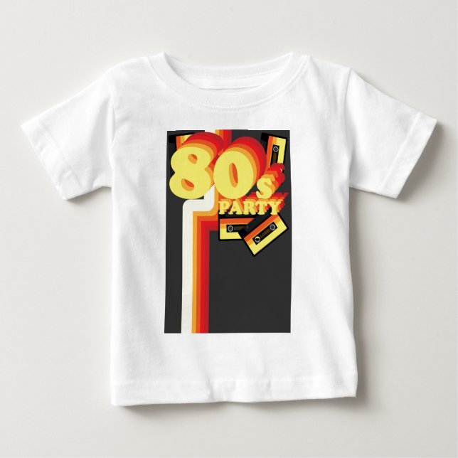 80-talparty tee (Framsida)