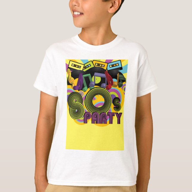 80-talparty tee (Framsida)