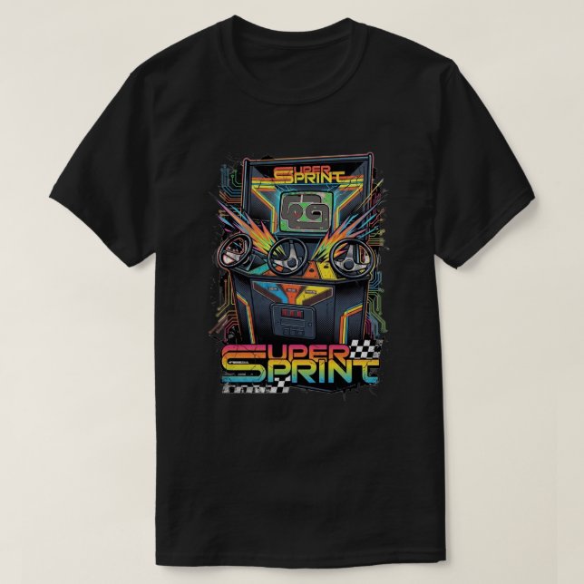 80-tals Arkad Super Sprint T-Shirt (Design framsida)