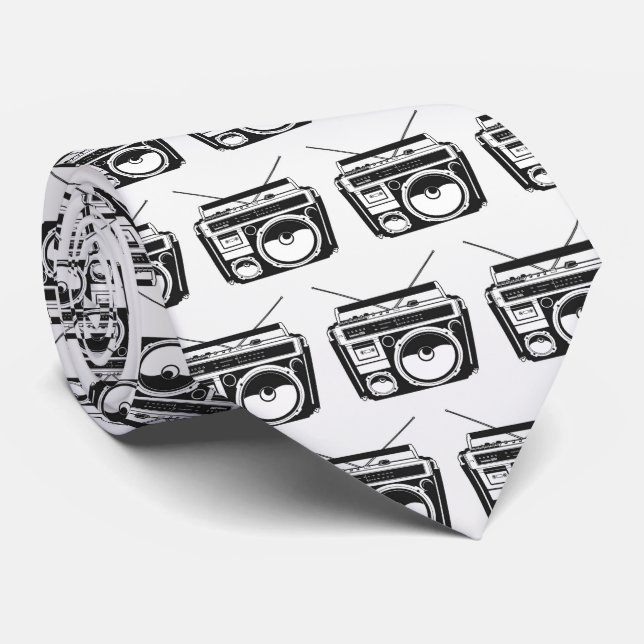 80-tals Boombox Mönster Retro Slips (Rullad)