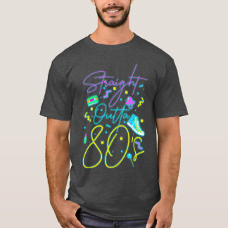 80-tals coola neon skylt present t shirt