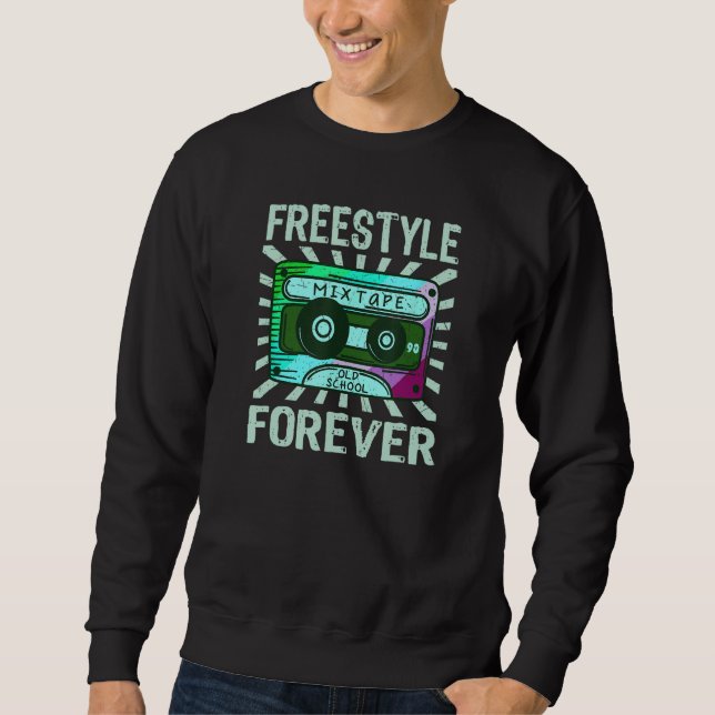 80-tals dansmusik Freestyle Lång Ärmad Tröja (Framsida)