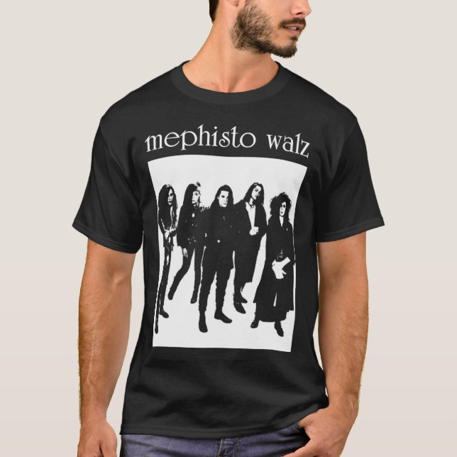 80-tals goth death rock t shirt (Framsida)