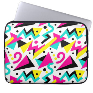 80-tals Memphis Geometriskt Mönster Laptop Fodral