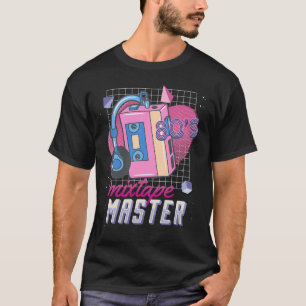 80-tals Musik Fan Band Party Kostym T Shirt