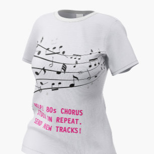 🎵 80-tals musiknarkoman - Rolig nostalgi T Shirt