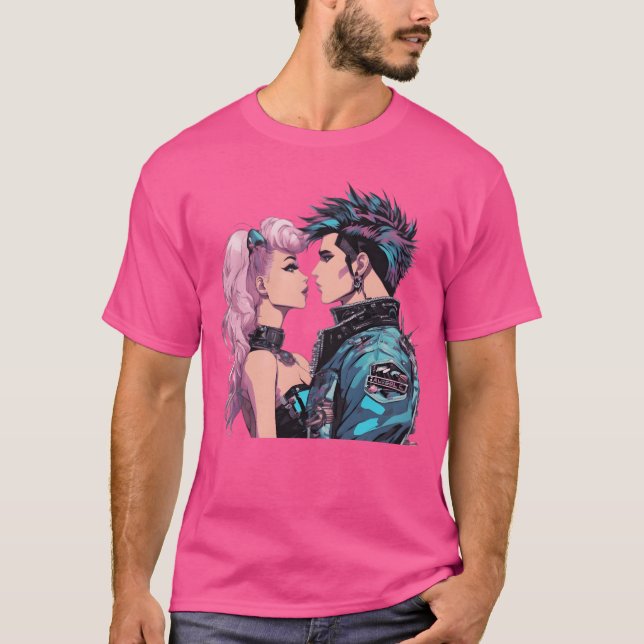 80-tals New Wave-gåva T Shirt (Framsida)
