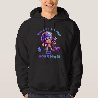 80-tals Nostalgi Groove Hoodie – Retro Bra Gamla D