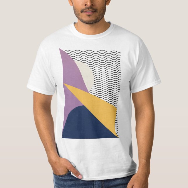 80-tals popkonst mönster t shirt (Framsida)