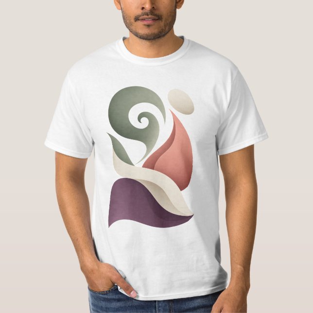 80-tals popkonst mönster t shirt (Framsida)