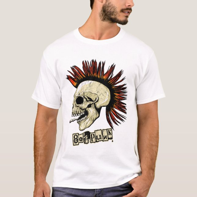 80-tals Punk T Shirt (Framsida)