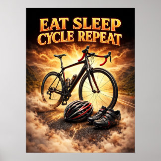 80-tals Retro Cykelbootleg-art Poster