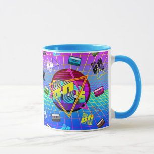 80-TALS RETRO GAMMAL SKOLKASSETTBAND MUGG