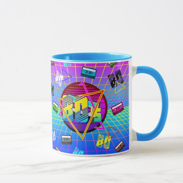 80-TALS RETRO GAMMAL SKOLKASSETTBAND MUGG (Höger)