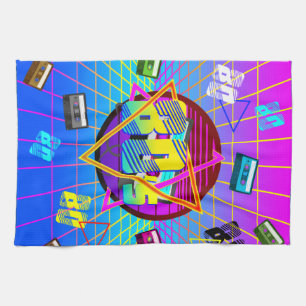 80-TALS RETRO GAMMAL SKOLKASSETTTEJP KÖKSHANDDUK