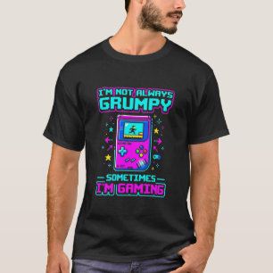 80-tals Retro Pixel Art Gamer T-Shirt Present