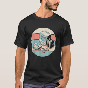 80-tals Retro Vintage Gamer Arkadmaskin Spelpresen T Shirt
