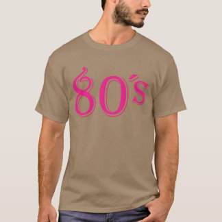 80-tals Retrokläder Jag älskar 80-talet T Shirt