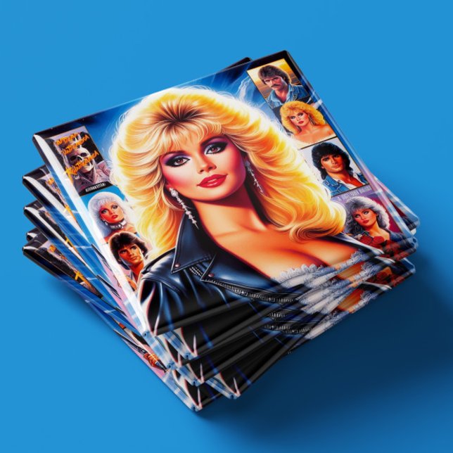 80-tals Retrowave Kvinna Magnet (Skapare uppladdad)