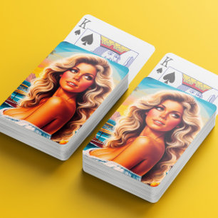 80-tals sommardam casinokort
