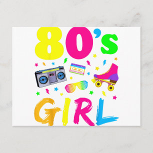 80-tals tjej födelsedagsfest kostym retro vintage tilläggskort
