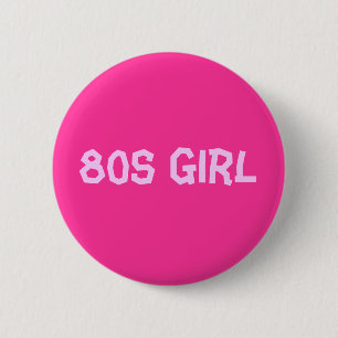 80-tals tjej knapp
